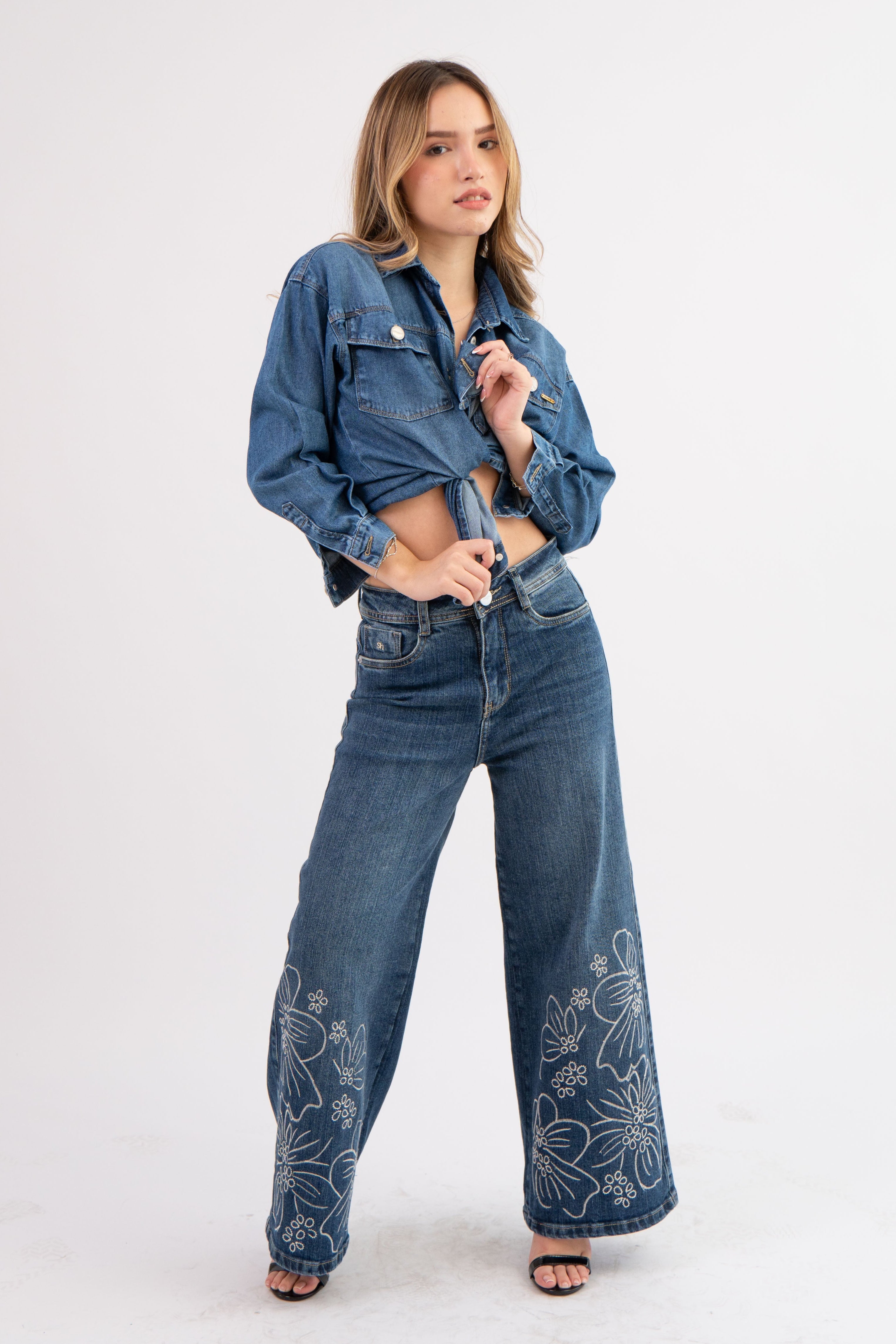 Wide Leg Petite Claire