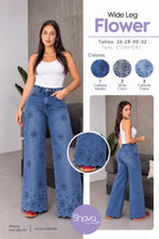Wide Leg Flower