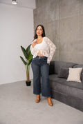 Wide Leg Catarina en Azul Contaminado