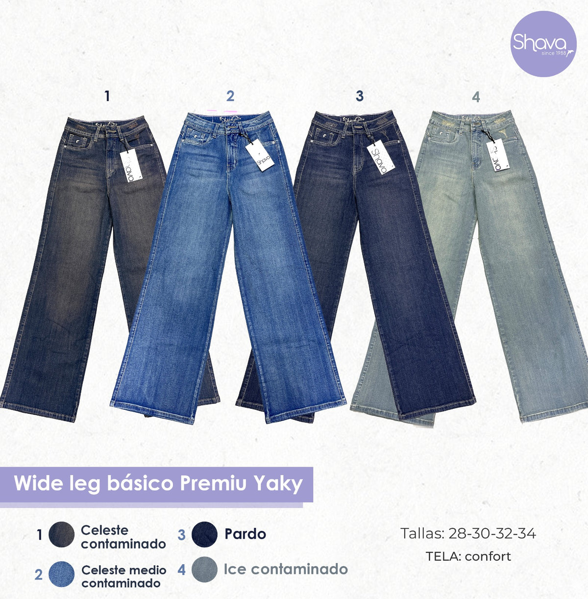 Wide Leg Premium Jaky en todos sus colores