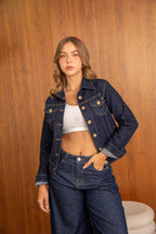 Casaca Clásica Denim en Azul Natural
