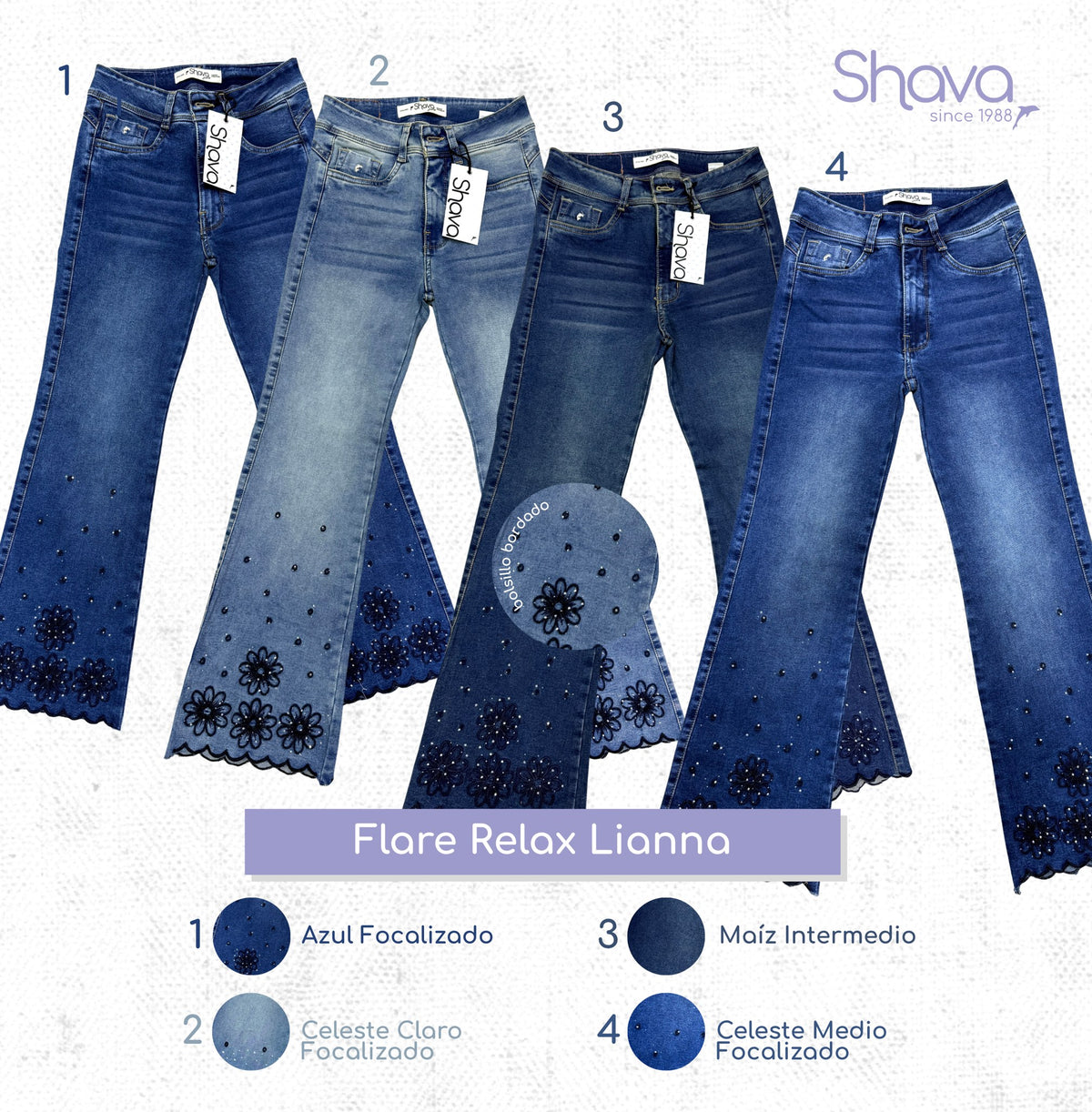 Flare Relax Liana en todos sus colores