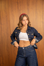 Casaca Clásica Denim en Azul Natural